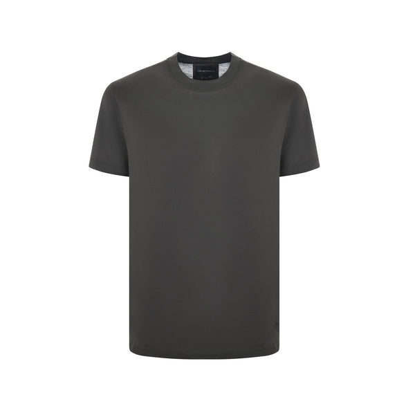 Emporio Armani T-shirt T-shirt Uomo con logo sul fondo Fango - Francavilla Moda